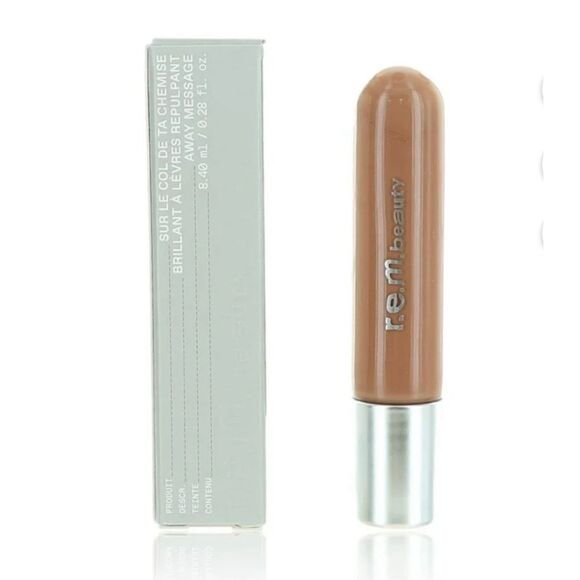 r.e.m. BEAUTY - NWTIB - On Your Collar Plumping Lip Gloss in "Away Message." - Picture 10 of 11